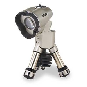 Stanley 95 004 LED Mini Tripod Flashlight, 1 Lamp, 7 In