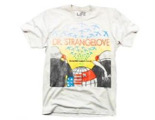 Dr. Strangelove Black Comedy Film Logo White Adult T shirt