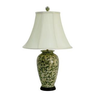 Green Scrolls Round Table Lamp Today $119.99