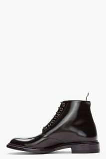 Saint Laurent Black Patent Army 29 Boot for women