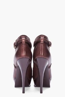 Yves Saint Laurent Espresso Tribute Ankle Boots for women