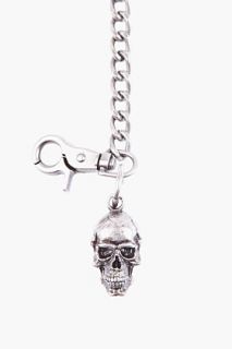 John Varvatos Skull Curb Chain Keychain for men