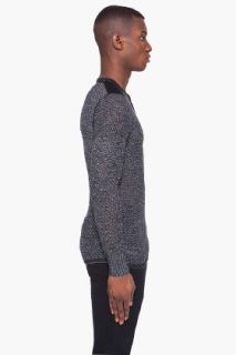 Diesel Black Kapi Henley for men