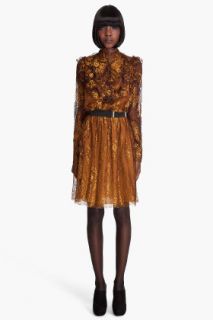 Lanvin Gold Lace Dress for women