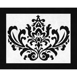 Sweet JoJo Designs Black and White Isabella Accent Floor Rug