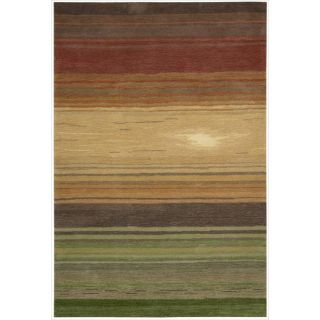 Hand tufted Striped Cosmopolitan Multicolor Rug (5 x 76) Today $211