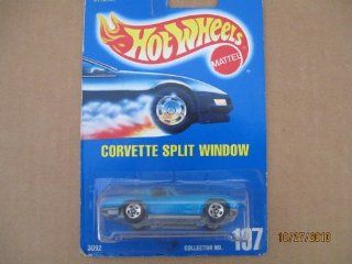 Hot Wheels Corvette Split Window #197 All Blue Card 2