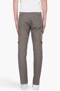 Maison Martin Margiela Khaki Grey Zip Pocket Cargos for men