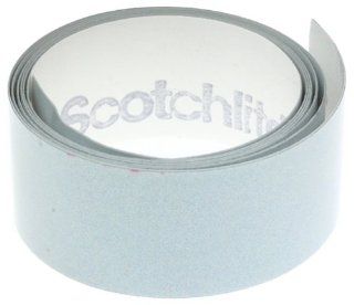 3M 198 Scotch 1 x 36 Reflective Tape, White (Silver)  
