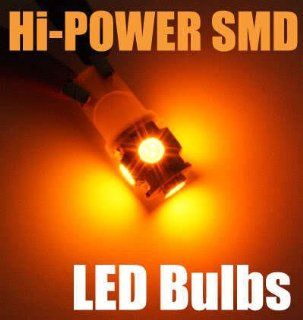 T10 194 Hi Power Wedge LED Light Bulbs(5 SMD) YELLOW/AMBER  