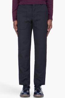 Marni Black Technical Patch Pocket Trousers for men