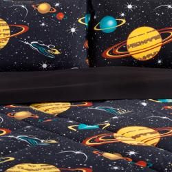Galaxy Glow In The Dark 4 piece Full size Comforter Set