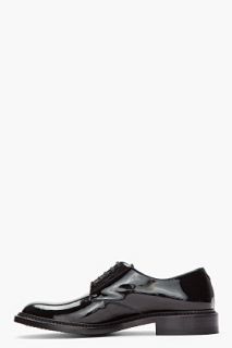 Saint Laurent Black Patent Army 20 Derbys for women