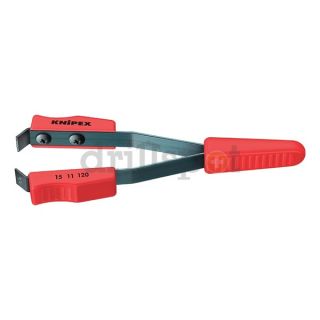 Knipex 15 11 120 Wire Strip Tweezers, 0.6mm Cap, 4 3/4 In