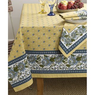 Mimi Gold/Blue 70 x 120 Printed Table Cloth