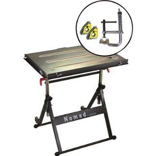 Strong Hand Tools Nomad Welding Table with MagSpring Clamp and Mini