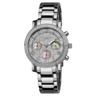 steel diamond chronograph bracelet watch msrp $ 675 00 today $ 127 99