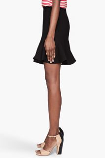 CARVEN Black Flounce Skirt for women