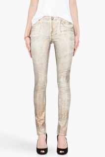 Helmut Bronze Crystaline Wash Jeans for women