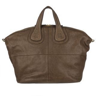 Givenchy Medium Nightingale Brown Leather Tote Bag