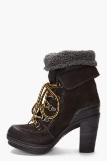 Diesel Suede Charles Booties for women