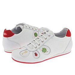Moschino Kids Footwear Art.23830 (Youth) Bianco/Bianco/Rosso