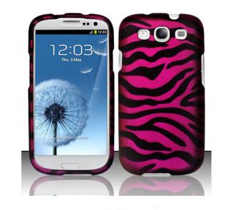 Premium Samsung Galaxy S3 Hot Pink Zebra Protector Case