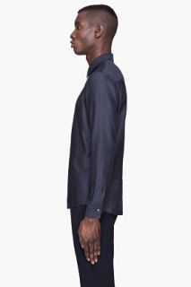 Maison Martin Margiela Navy Circle patterned Button Down for men