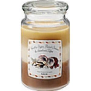 Candle Lite 1481083 22 OZ 3 Layer Vanilla Jar, Pack of 4