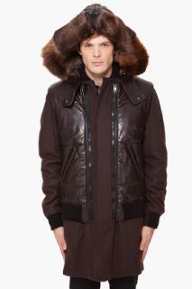 Givenchy Removable Leather Vest Coat for men