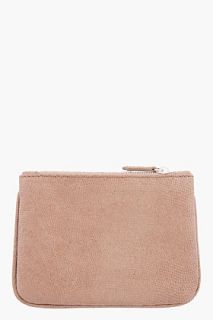 Givenchy Brown Leather Lizard Print Pouch for women