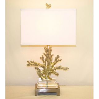 Silver Coral Table Lamp