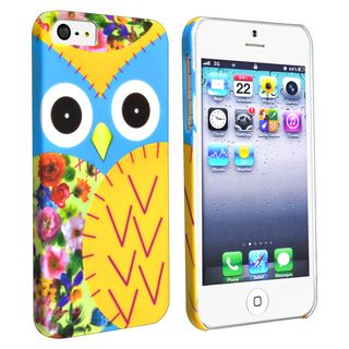 BasAcc Colorful Owl Rear Snap on Case for Apple iPhone 5
