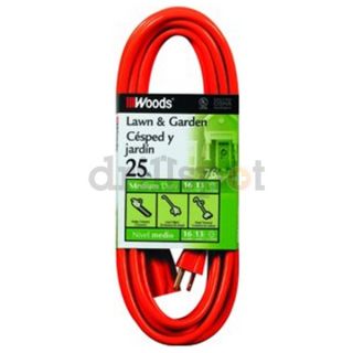 Coleman Cable Systems, Inc. 0267 25 16/3 Orange Extension Cord Be