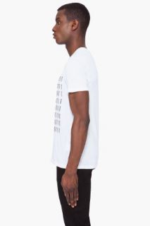 Superfine White Nail T shirt for men