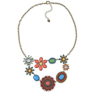 Carolee Paradise Found Faux Stone Flower Necklace