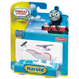 Fisher Price Thomas and Friends Take N Play Harold Toy Train Engine