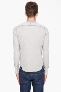 Wings + Horns Long Sleeve Henley for men