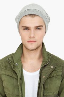 Diesel Grey Waffle cotton Cyombol Hat for men