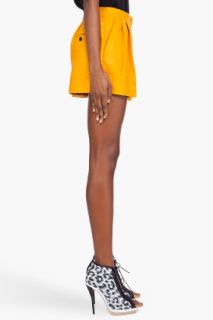 3.1 Phillip Lim Marigold Pleated Shorts for women