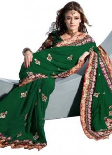 Cbazaar Saree  SACABJ212A   Green Clothing