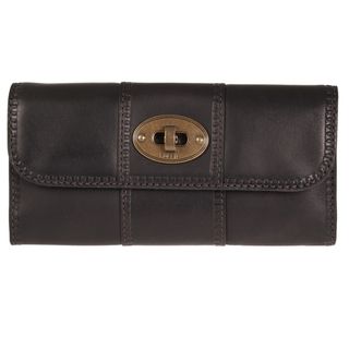 Fossil Womens Vintage Revival Leather Clutch