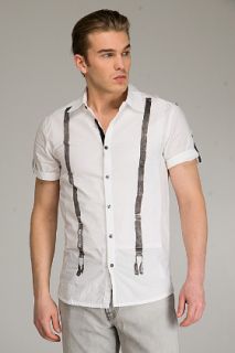 Religion  Suspenders White Shirt for men