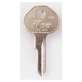 Kaba Ilco 1092 900 M19 Key Blank, Brass, Type M19, 4 Pin, PK 10