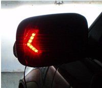Red LED Side Mirror Arrow Turn Signals, Blinkers, Indicators