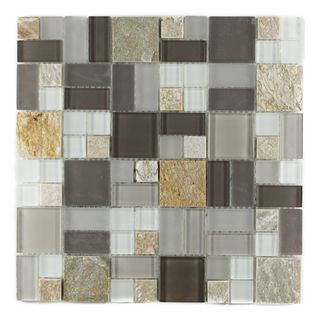 ICL P 2150 Glass Marble Mix Mosaic Tiles (Case of 11)