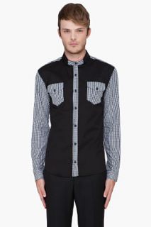 Billtornade Black Checkered Dan Shirt  for men