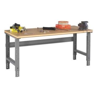 Tennsco WBA 1 3048C Workbench, 48Wx30Dx29 5/8 to 37 1/8 in. H