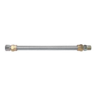 Approved Vendor 20 3131 48 Gas Connetor, 304 SS, 1/2 x 48 In