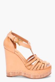 Chloe Beige Tuscon Wedges for women